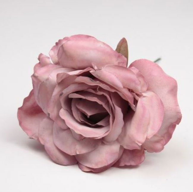 Petite rose de Cadix. 10cm. Rose pale CR47